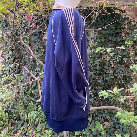 American Eagle Outfitters Blue Beige White Zipper Jacket Size Large - Picture 5 of 9